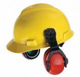 Capacete com Abafador.